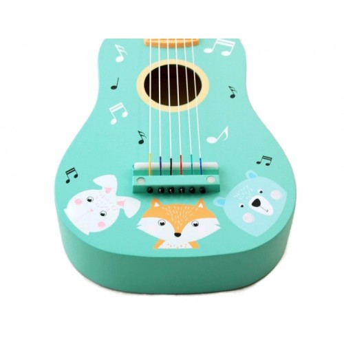 Adam Toys Drevená gitara zvieratka