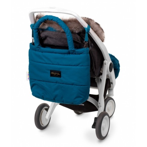 Baby Nellys taška na kočík STYLE, morská