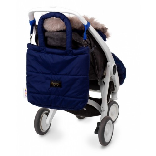 Baby Nellys taška na kočík STYLE, granát