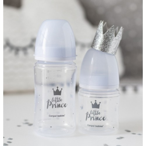 Antikoliková fľaštička 240ml Canpol Babies - Little Prince
