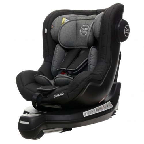 Coto Baby Autosedačka Solária s 360 °otáčaním, ISOFIX systémom,protismerná, 0-18 kg,  grey