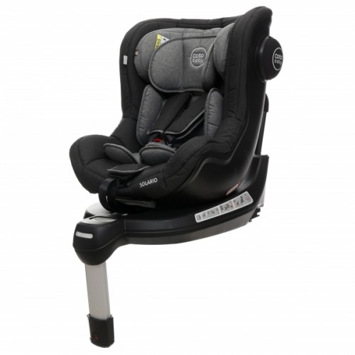 Coto Baby Autosedačka Solária s 360 °otáčaním, ISOFIX systémom,protismerná, 0-18 kg,  grey