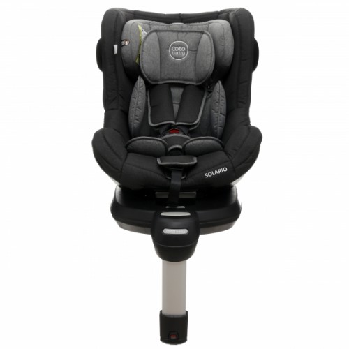 Coto Baby Autosedačka Solária s 360 °otáčaním, ISOFIX systémom,protismerná, 0-18 kg,  grey