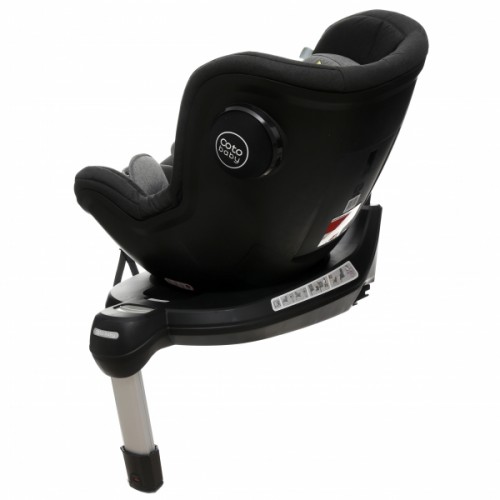 Coto Baby Autosedačka Solária s 360 °otáčaním, ISOFIX systémom,protismerná, 0-18 kg,  grey