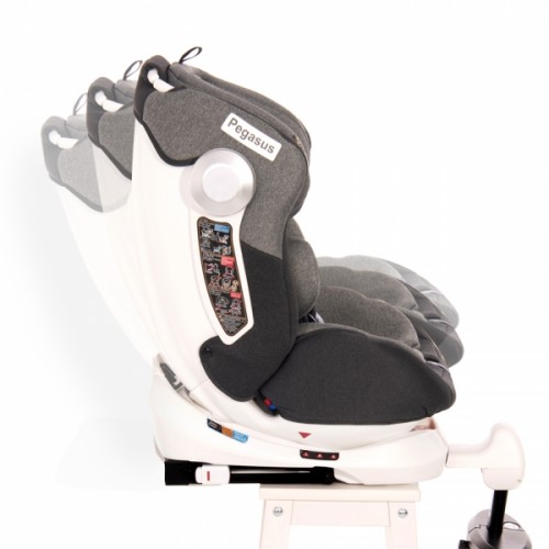 Autosedačka Lorelli PEGASUS ISOFIX 0-36KG GREY&VIOLET
