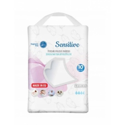 Akuku Jednorazové hygienické podložky Sensitive, 10 ks
