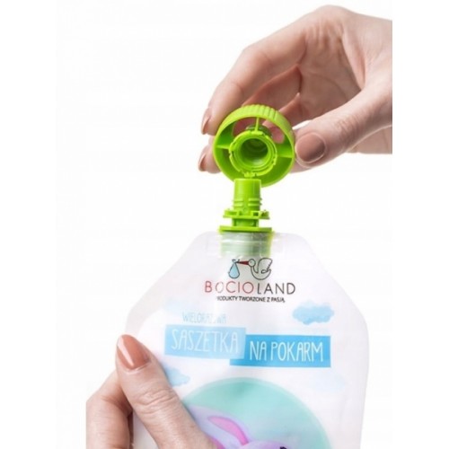 BocioLand Opakovane použiteľné potravinové vrecká, 150 ml - 12 ks v balení