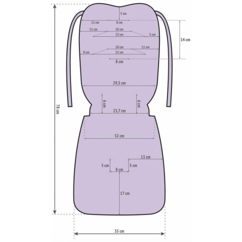 Baby Nellys Obojstranný 5-ti dielny Velvet komplet do kočíka Lesík, zelená/sivá