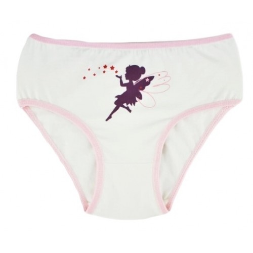 Dievčenské bavlnené nohavičky, Strawberry- 3ks v balení, ružovo/biele
