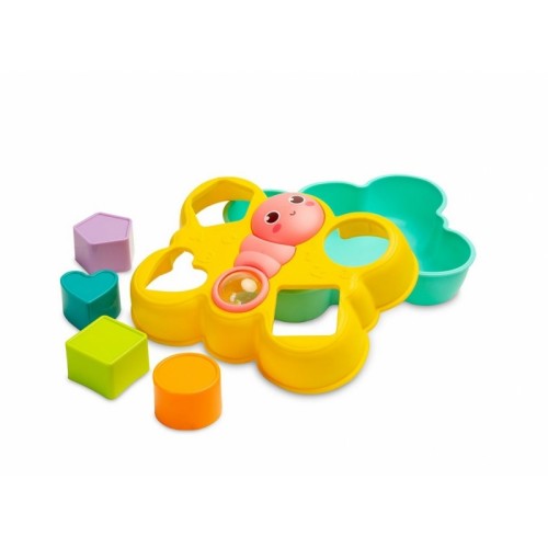 Edukačná vkladačka Motýľ, Toyz, žltá
