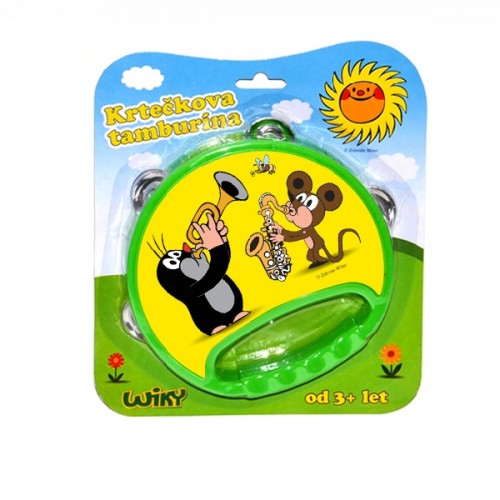 Detská tamburína Krtko 18cm