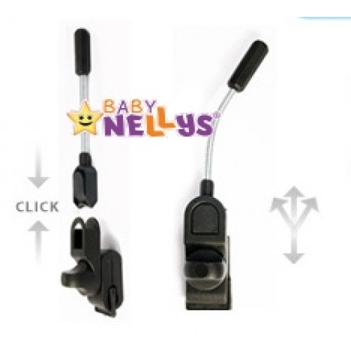 Slnečník, dáždnik do kočíka Baby Nellys ® - červený