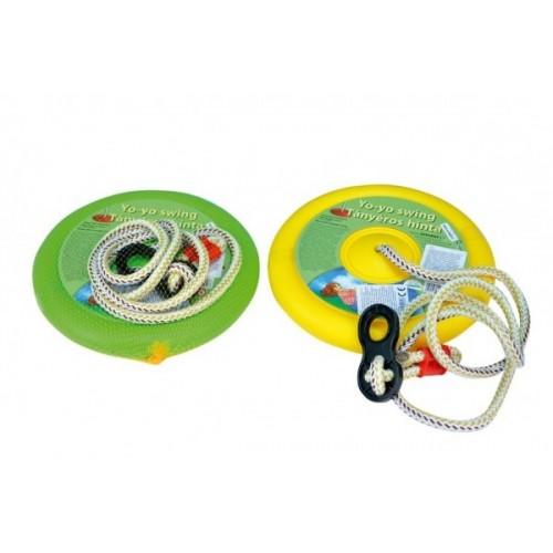 Teddies Hojdačka Jojo kruh na zavesenie priemer 27cm nosnosť 50kg 3 farby